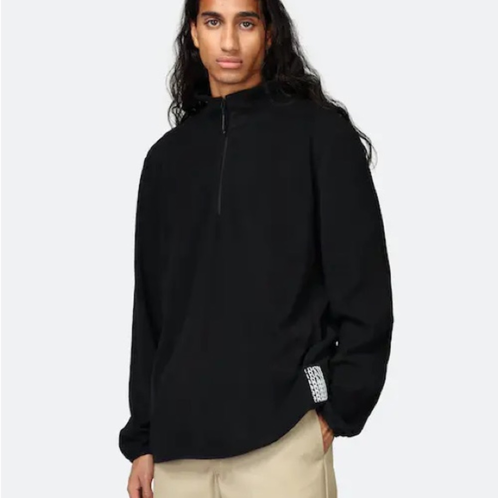 NWT Men’s Rains fleece half zip pullover
